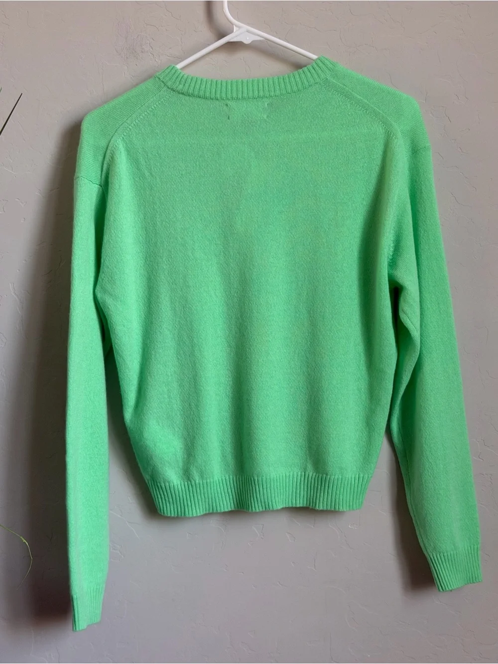 NWT J.Crew 100% Cashmere Crewneck Sweater Pistachio Green XS
